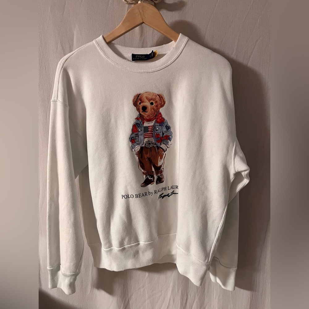 Polo Ralph Lauren bear sweatshirt size large